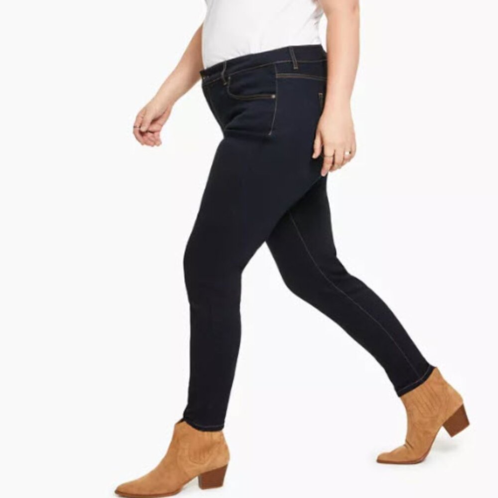 Style & Co Plus Size Mid-Rise Curvy Skinny Jeans, Created for Macy's - Sz 24W